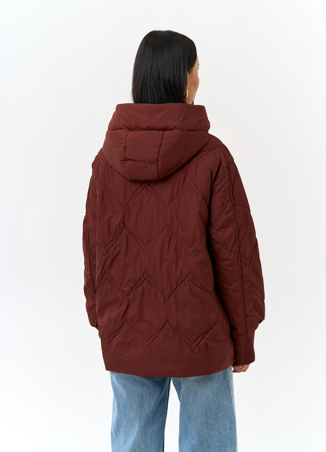 фото Женская куртка с капюшоном модель № 32567