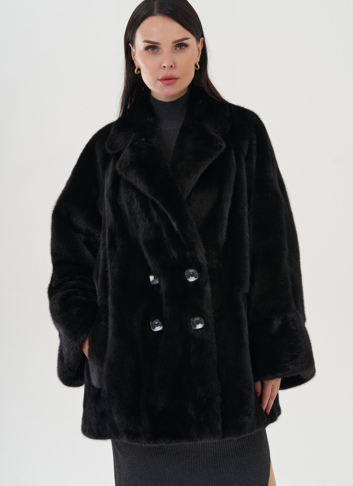 Короткая шуба из меха saga Короткая шуба из меха saga