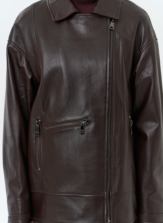 Женская куртка из натуральной кожи