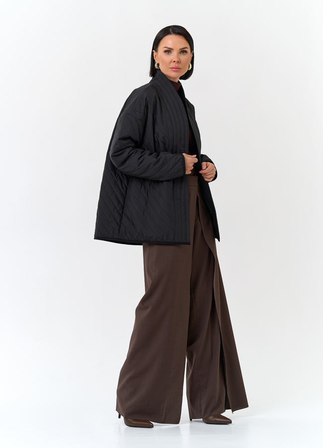 Женская куртка кимоно с поясом модель № 32801 универмаг малина