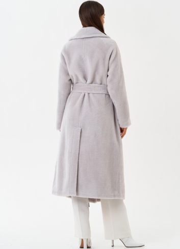 Пальто из шерсти с поясом